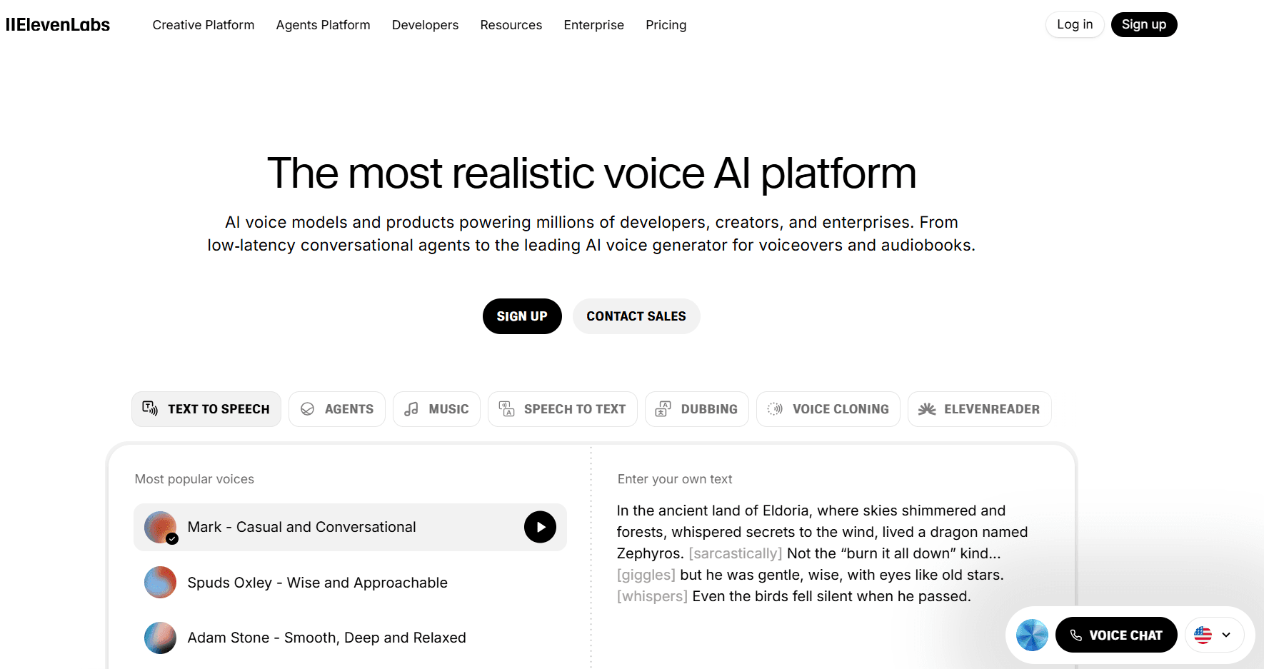 ElevenLabs screenshot 1